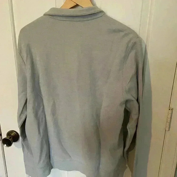 Vineyard Vines Men's 3/4 Zip Pullover - Size Medium - Light Blue - Picture 6 of 6